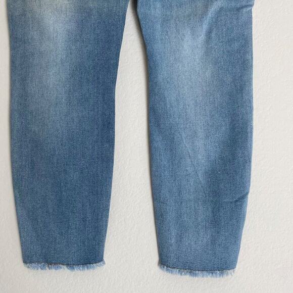 Kenneth‎ Cole sz 12 blue distressed denim jeans NWT - Picture 7 of 11